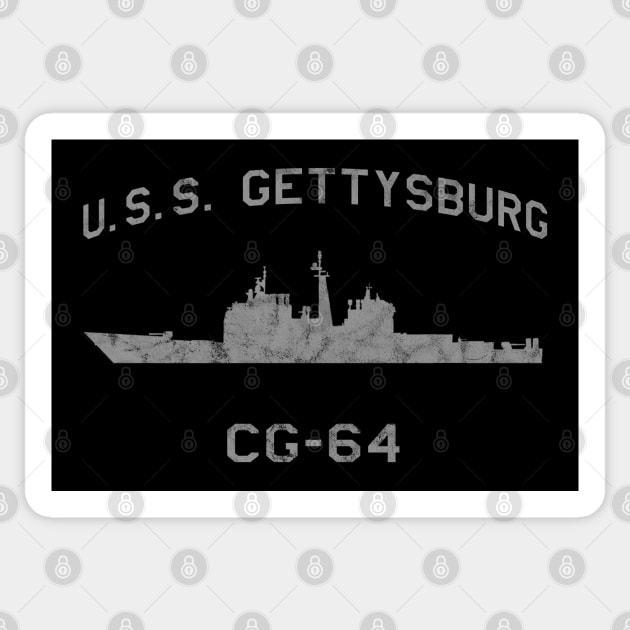 CG-64 USS Gettysburg Sticker by DesignedForFlight